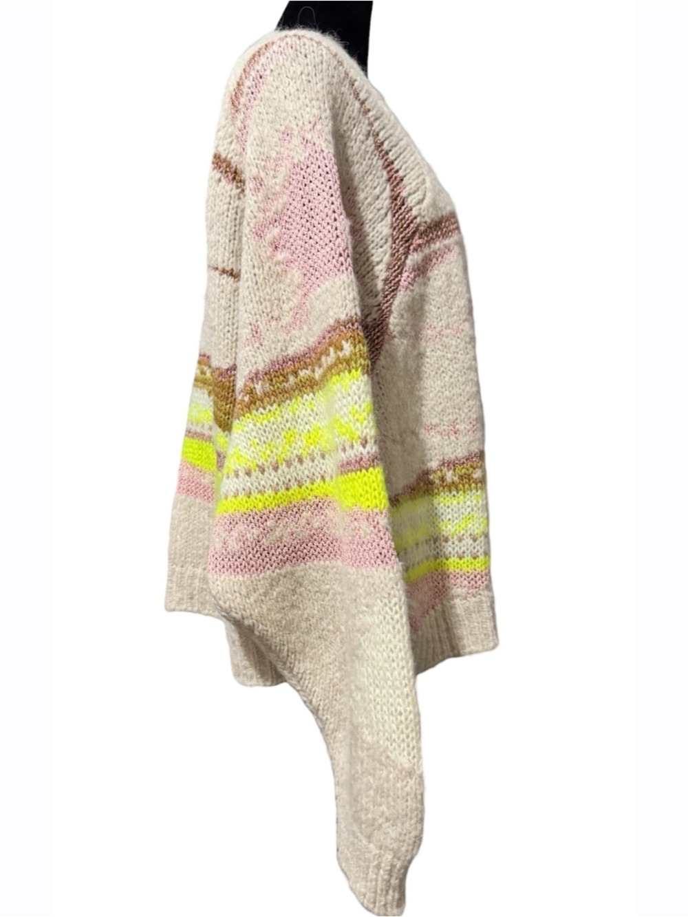 Pilcro Anthropologie Oversized Open Front Cardigan Sweater Large XL NWT - Picture 6 of 13
